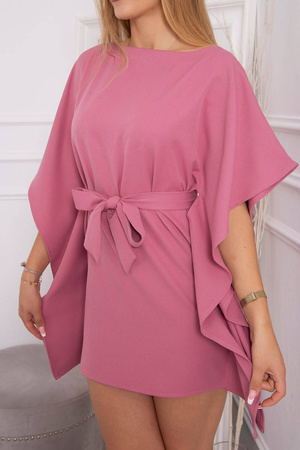 Sukienka Nietoperz Kimono Oversize ciemny róż