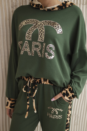 Komplet Paris Bluza + Spodnie khaki