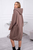 Bluza ocieplana oversize mocca